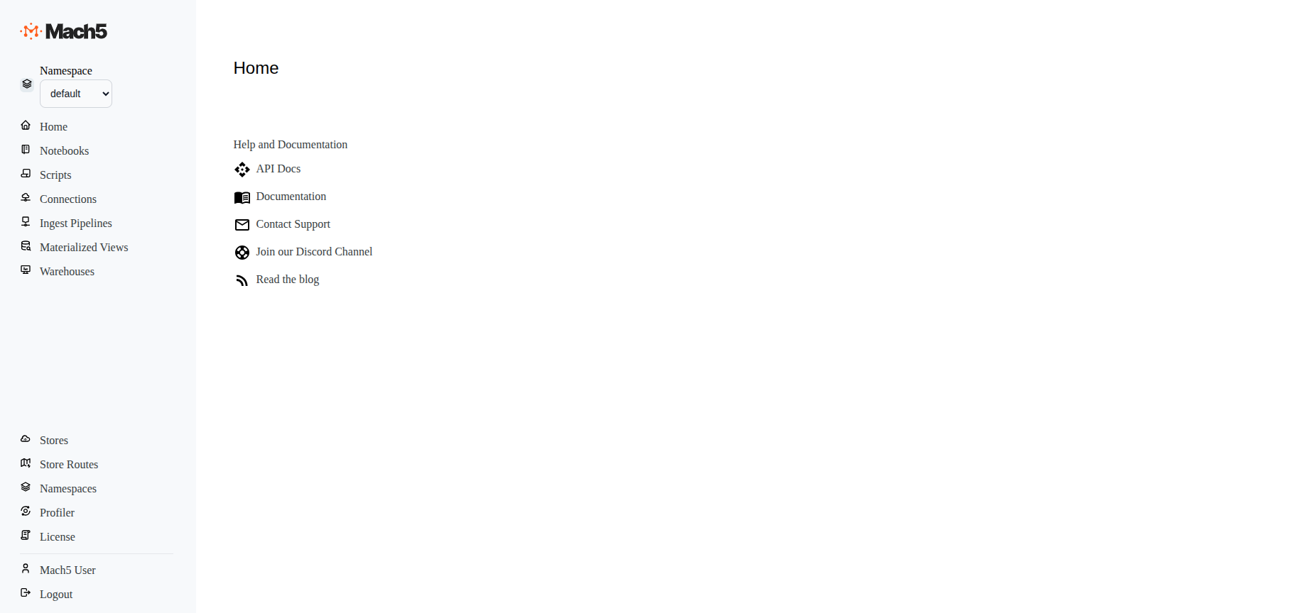 Mach5 Data Explorer UI