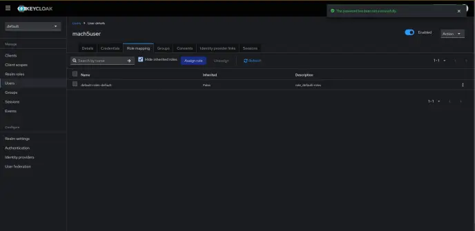 Role Mapping in Keycloak