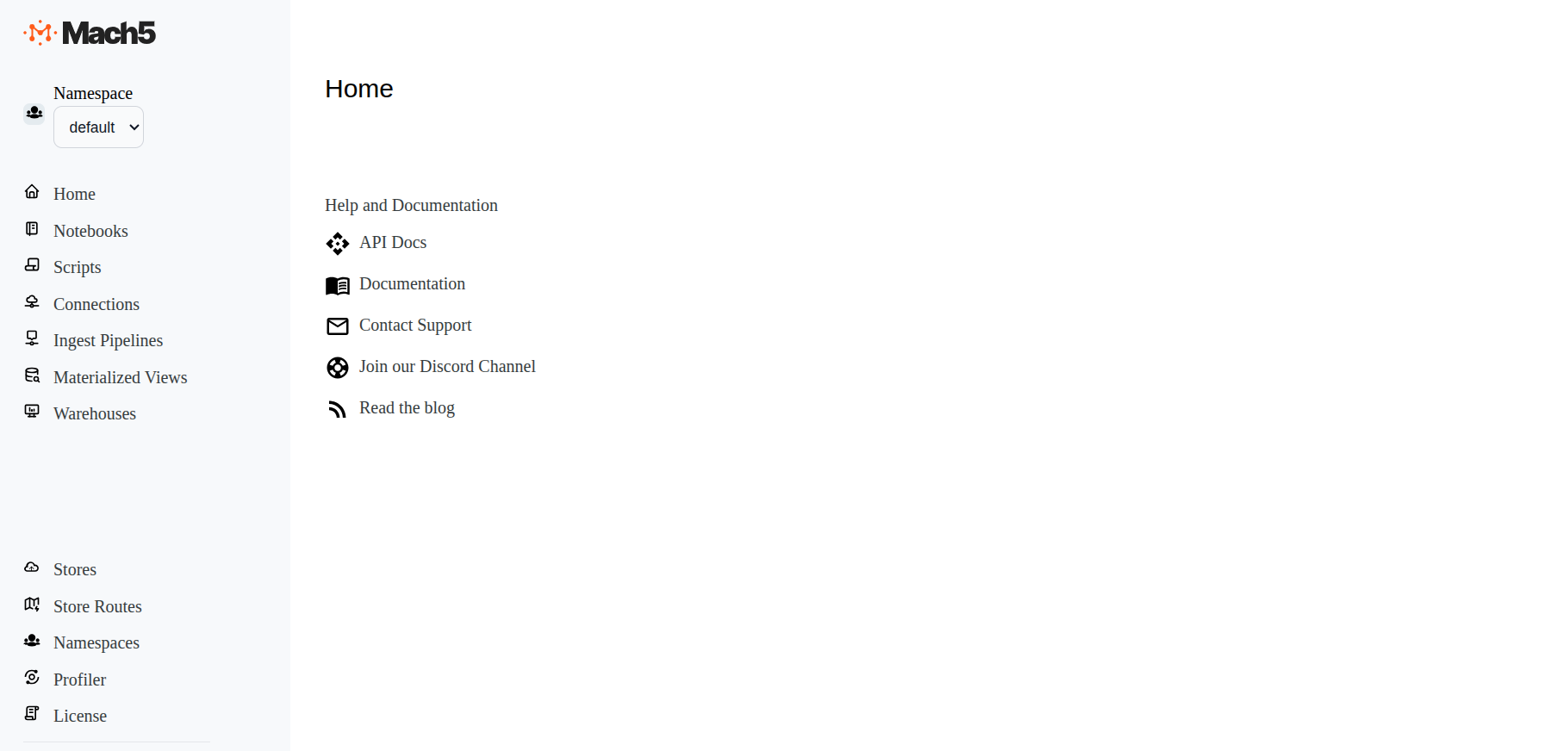 Mach5 Data Explorer UI