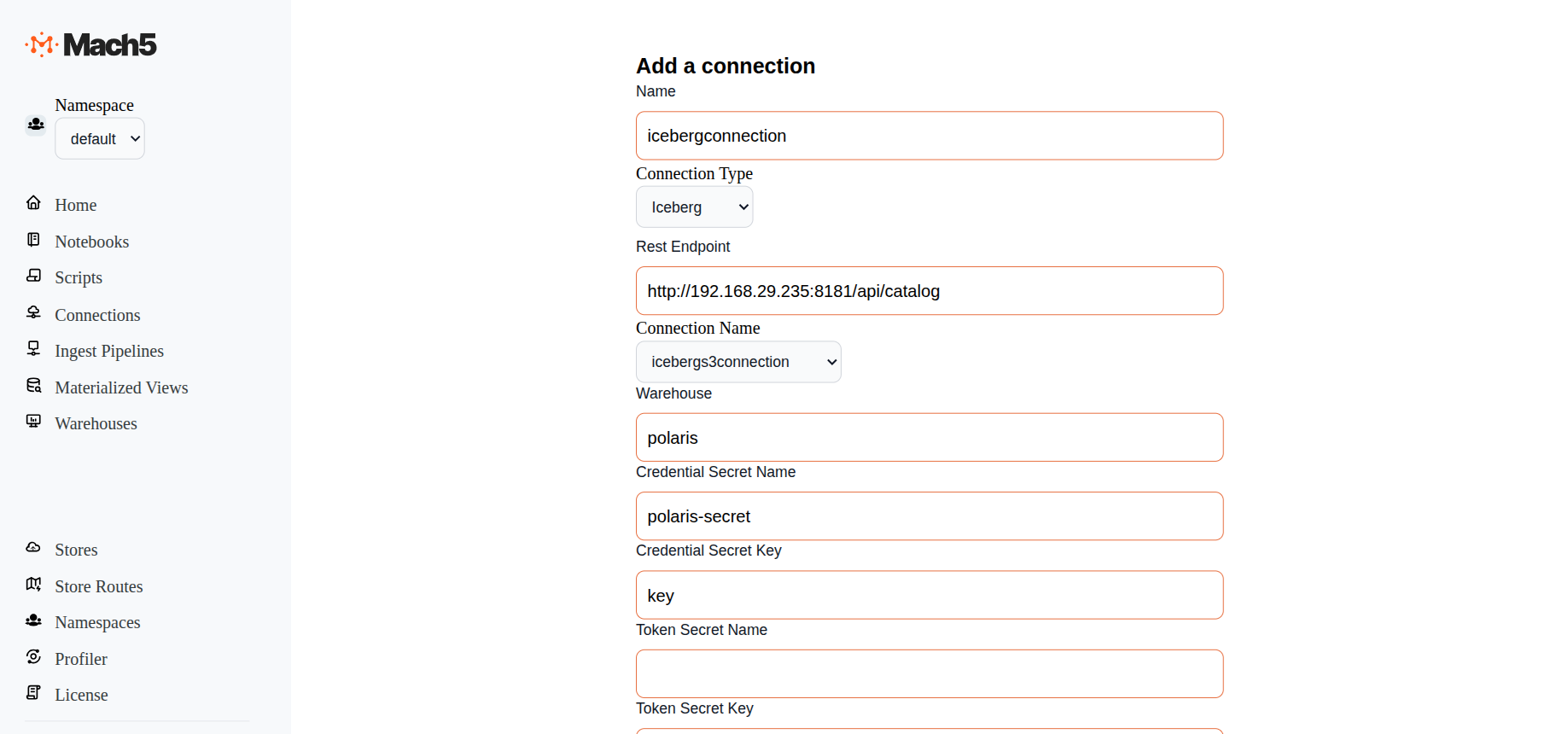 IcebergPolarisConnectionCreation