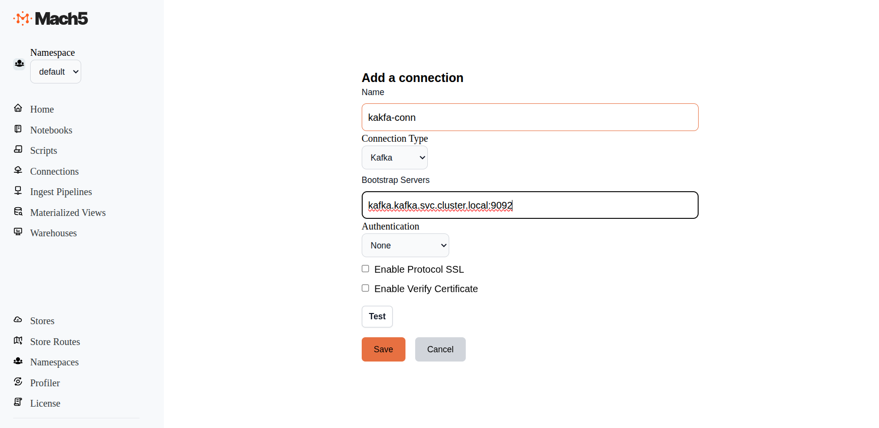 KafkaConnectionCreation