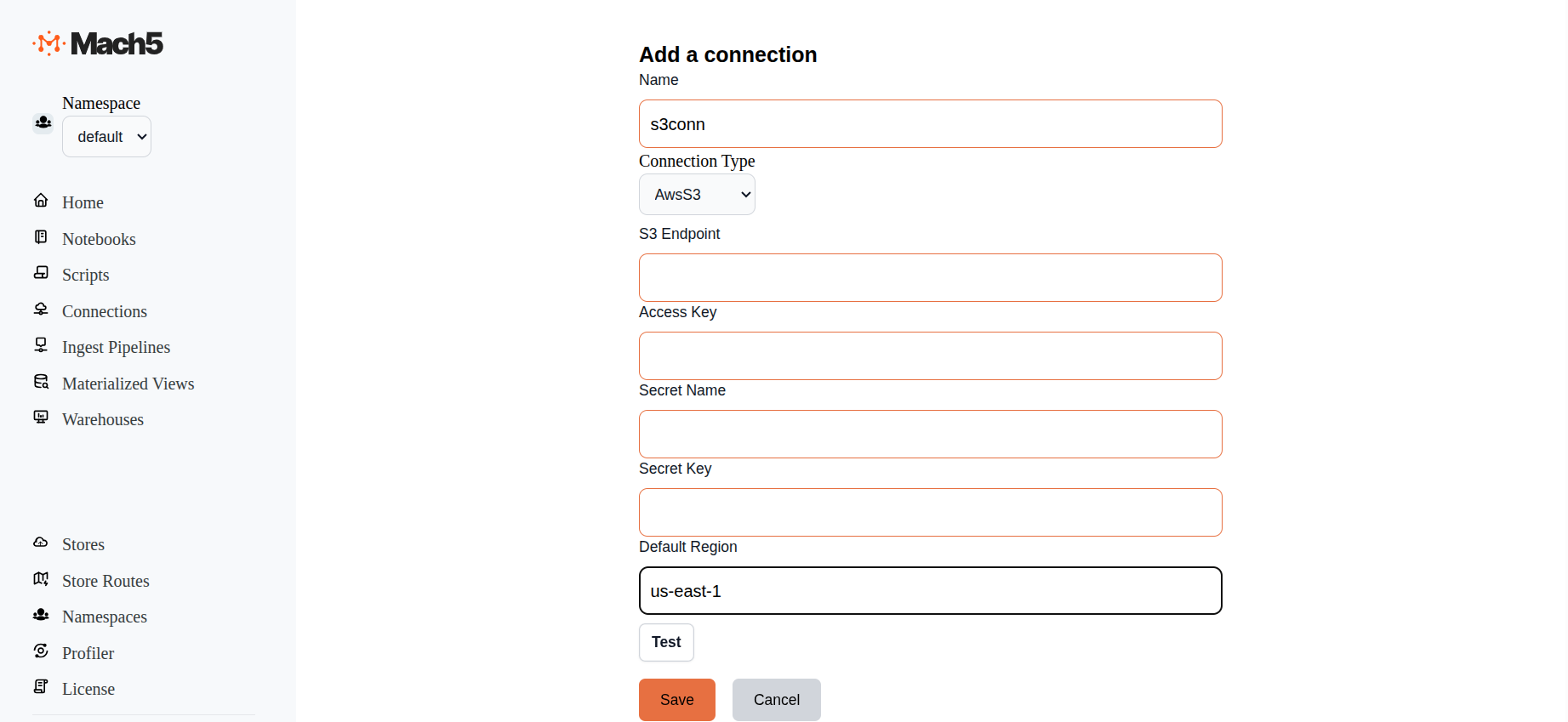 S3ConnectionCreation